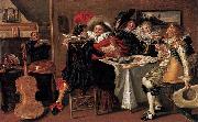 Dirck Hals, Merry Company at Table